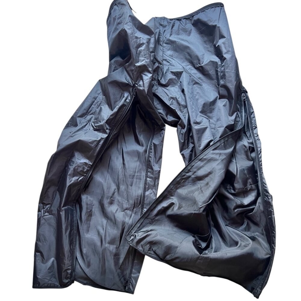 SpeedTec 6th Gear Motorcycle Pants Liner 3XL Black Waterproof Nylon zipper Legs - Picture 7 of 11